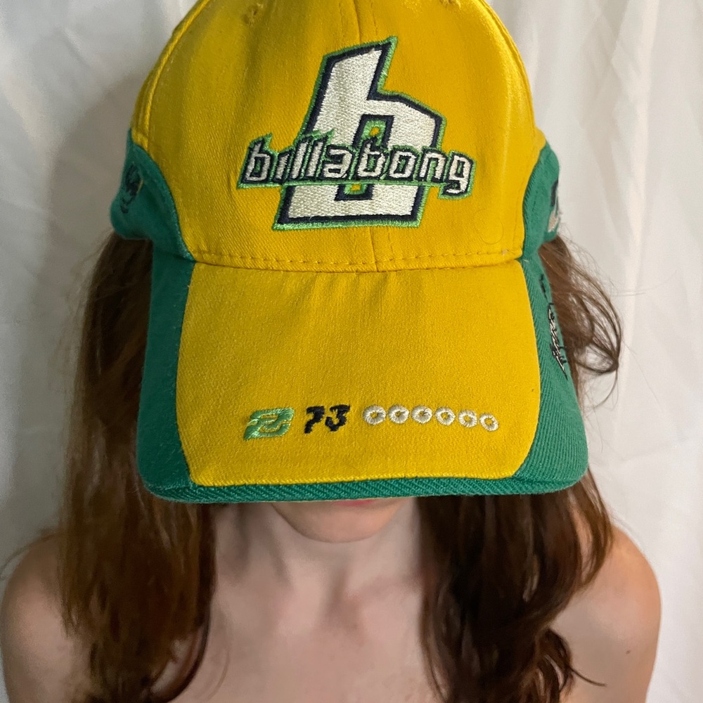 Billabong Bold Yellow and Green Cap